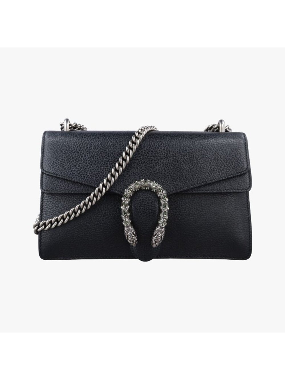 Gucci Dionysus Black Leather Shoulder Bag
